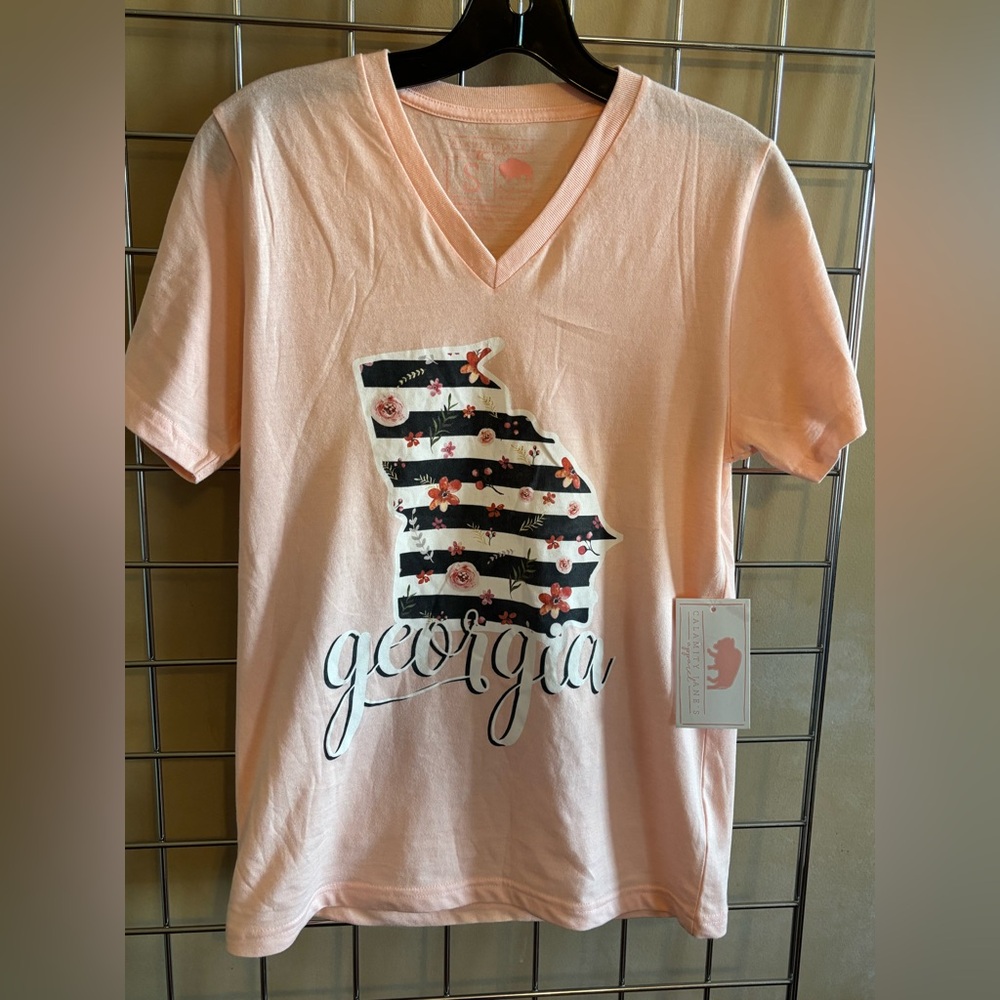 NWT Georgia Floral Graphic T-Shirt Sz S
